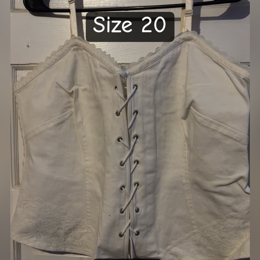 Elegant White Lace-Up Women's Top